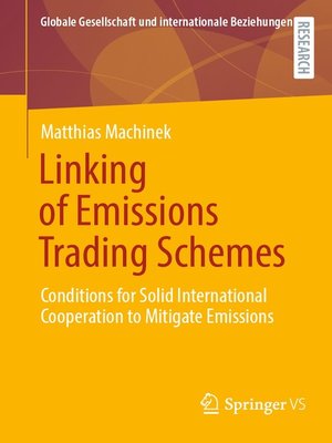 cover image of Linking of Emissions Trading Schemes